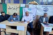 برگزاری میز خدمت جهادی به مناسبت هفته دولت در شهرستان خرمدره
