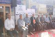 میز خدمت دامپزشکی خرم‌دره در مصلای نماز جمعه برپا شد