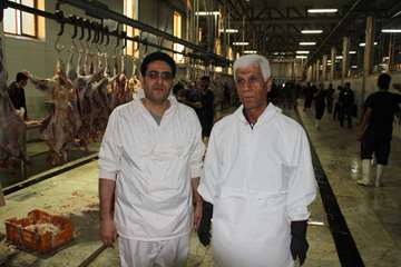 نظارت بهداشتی دام های قربانی حسینیه اعظم زنجان