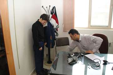 اجرای طرح غربالگری کارکنان اداره کل دامپزشکی استان زنجان به مناسبت هفته سلامت