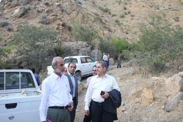 بازدید ریاست سازمان دامپزشکی از منطقه شکار ممنوع خرمنه سر شهرستان طارم استان زنجان