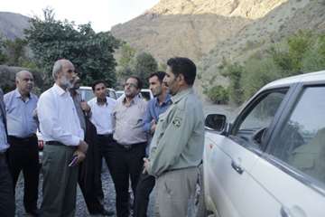 بازدید ریاست سازمان دامپزشکی از منطقه شکار ممنوع خرمنه سر شهرستان طارم استان زنجان