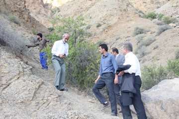 بازدید ریاست سازمان دامپزشکی از منطقه شکار ممنوع خرمنه سر شهرستان طارم استان زنجان