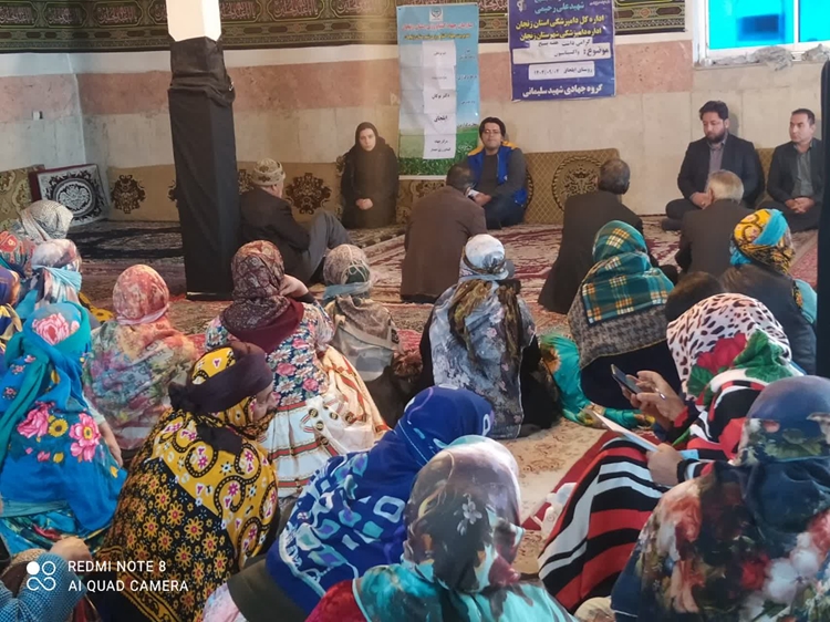 برگزاری کلاس آموزشی دامپزشکی و کشاورزی در روستای ایلجاق شهرستان ابهر
