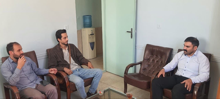 دیدار صمیمانه مسئول بسیج استان و کارگزار بیمه کشاورزی با مسئول دامپزشکی شهرستان ایجرود