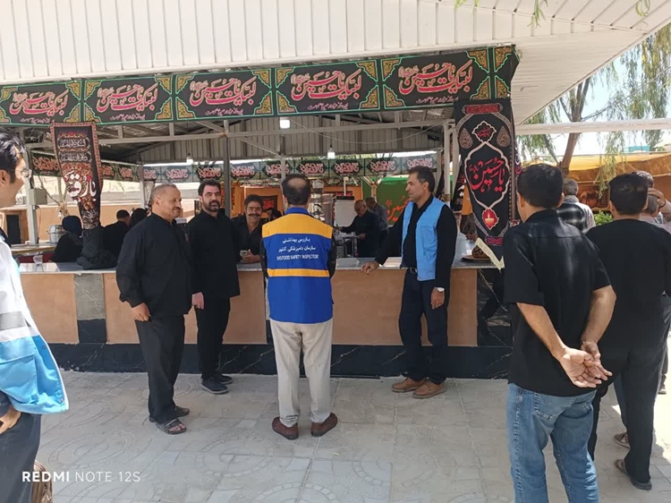 اداره دامپزشکی ایجرود نظارت بر موکب‌های اربعین را در موج بازگشت زائران تشدید کرد
